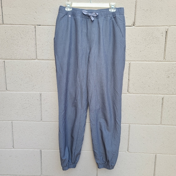 Figs | Men's Tansen Heathered Gray Jogger Scrub Pants Size Medium - Picture 6 of 16